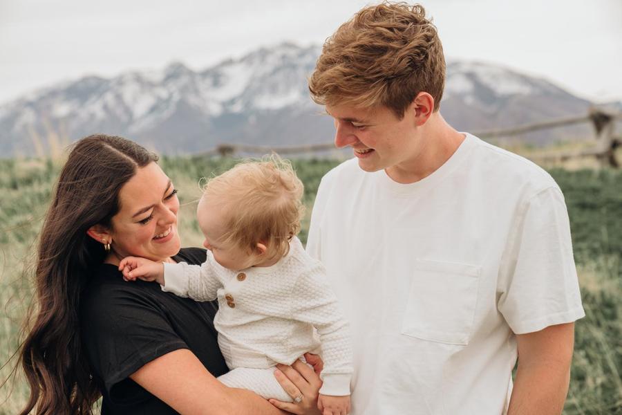 Seth Barber and his family